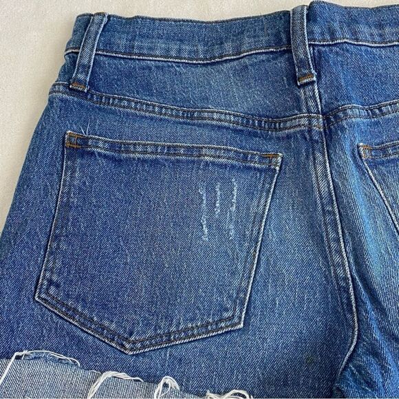 MADEWELL HIGH RISE DENIM SHORTS DISTRESSED - Picture 5 of 8